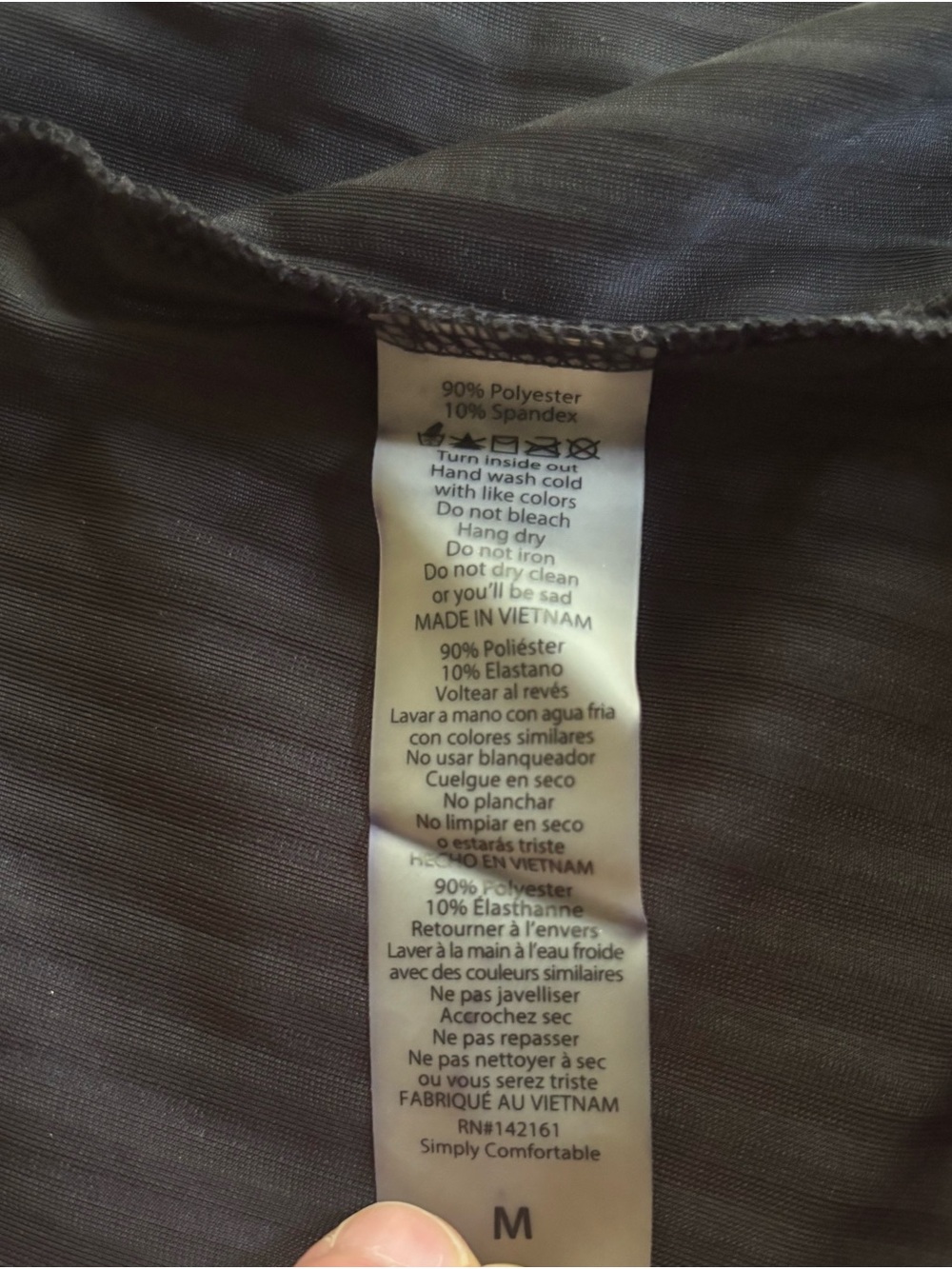 LuLaRoe Black Metallic Luxe Joy Vest - Picture 3 of 3